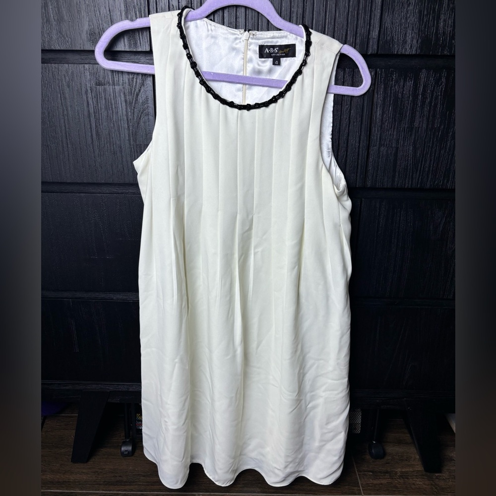 ABS Allen Schwartz White Mini Dress
